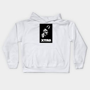 Xtro poster in black and white Kids Hoodie